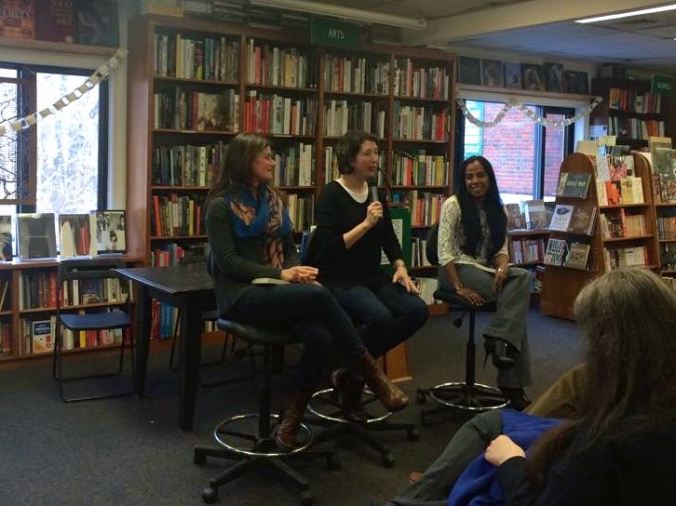 Q&A at SPENT reading